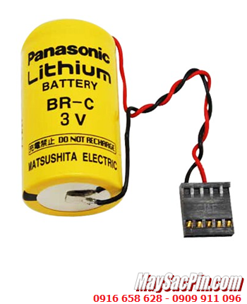 Panasonic BR-C (Zắc JEA-4holes) ; Pin nuôi nguồn Panasonic BR-C lithium 3v C 5000mAh _Xuất xứ Nhật